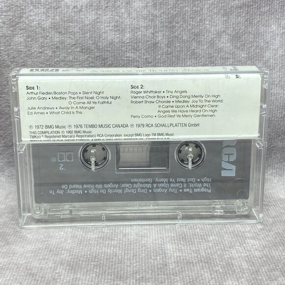 Sounds Of The Holiday Season Christmas Cassette Tape 1992 BMG - Picture 3 of 4